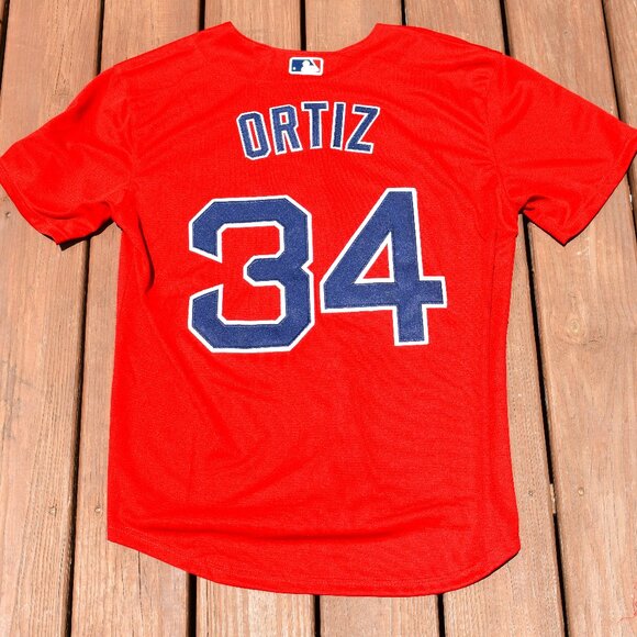 Boston Other - New! David Ortiz "Big Papi" Boston Red Sox RED Home Baseball Jersey Men's XL